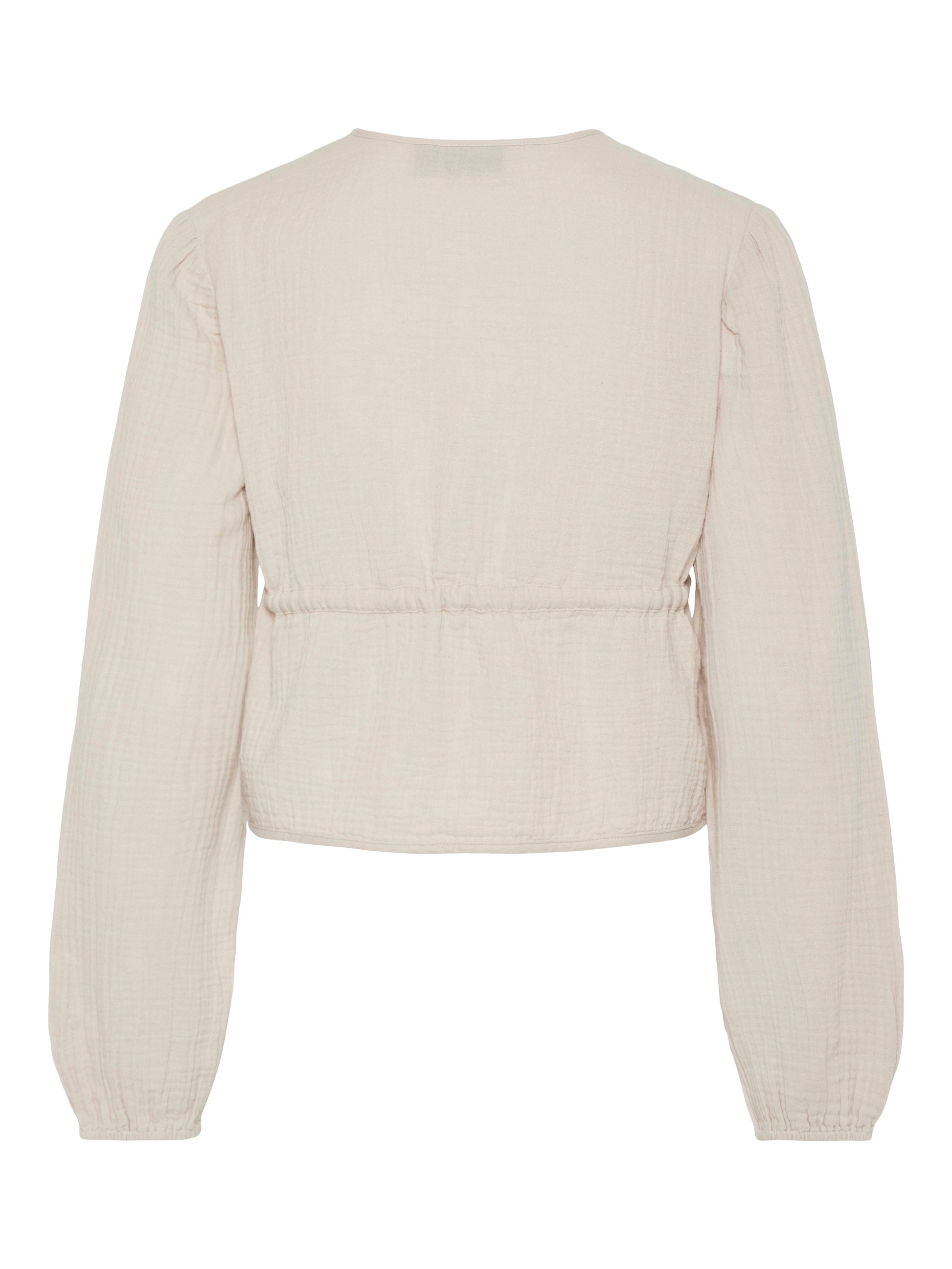 Sastina Tie Top | Silver Gray Shirts & Tops Pieces 