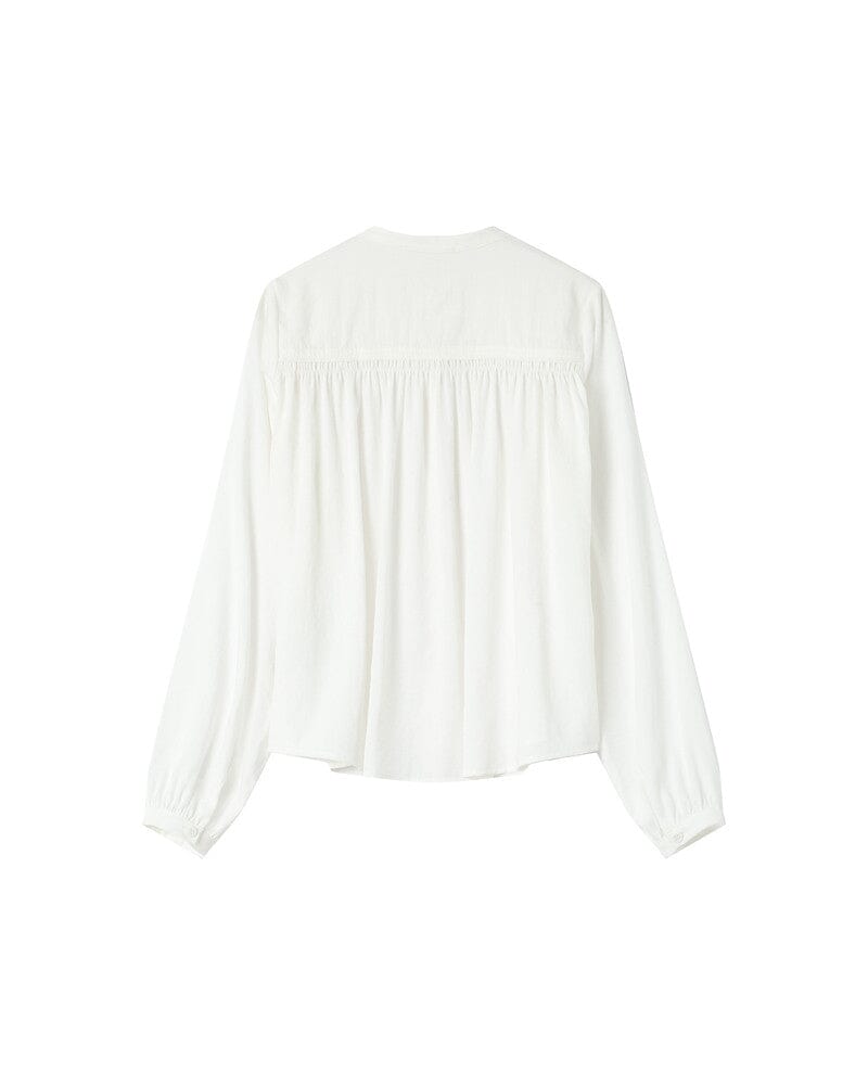 Savannah Top | Ivory Blouse Grace and Mila 