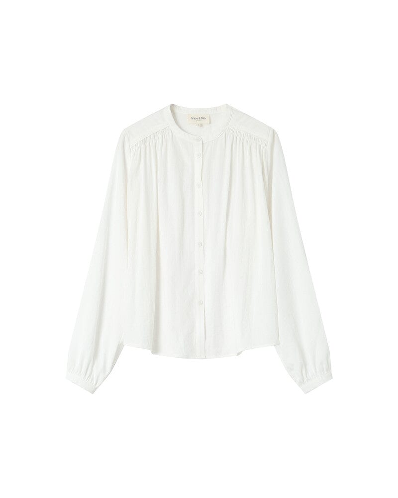 Savannah Top | Ivory Blouse Grace and Mila 