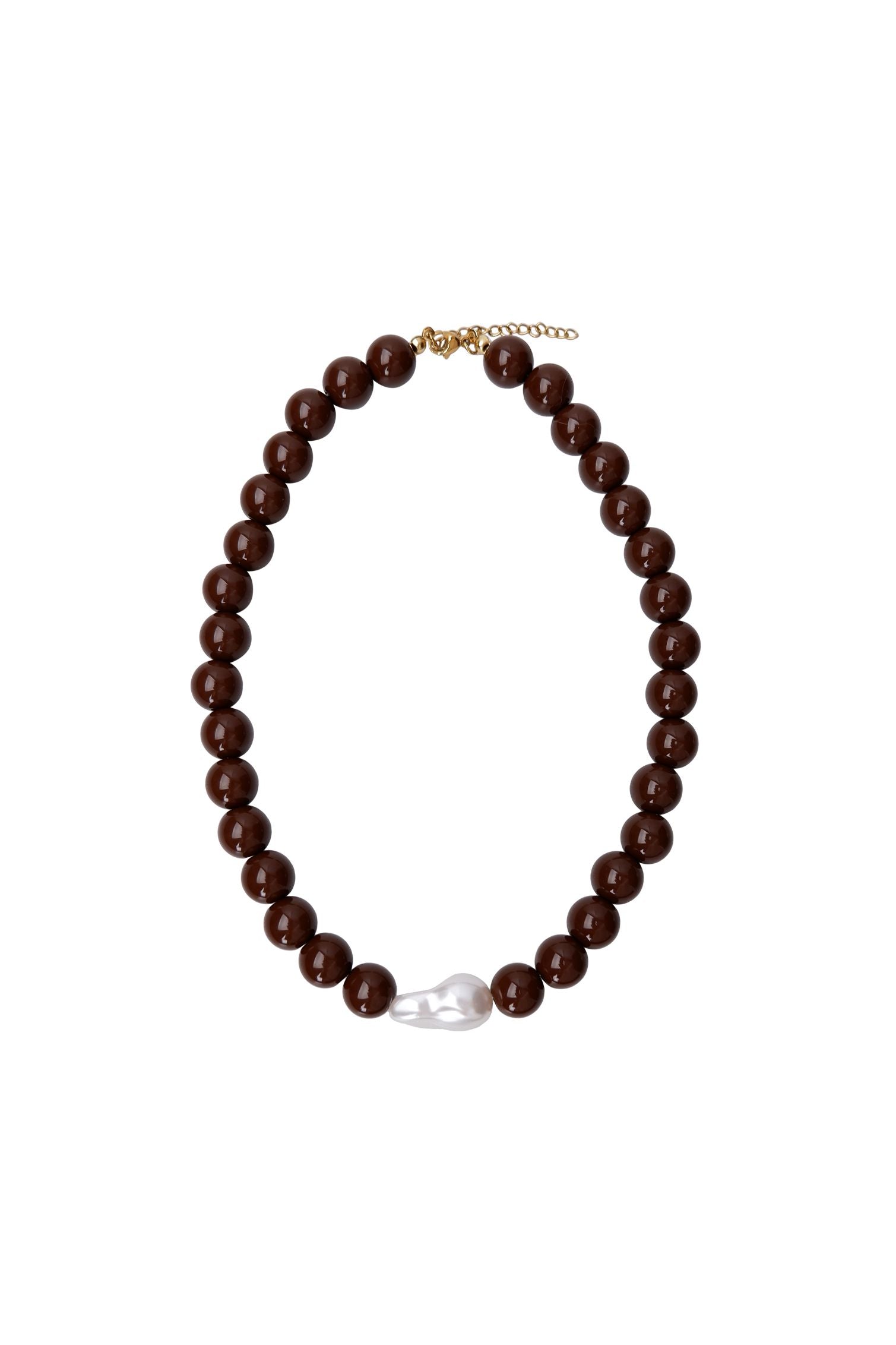 Savina Necklace | 2 Colours Necklaces Black Colour Coffee 