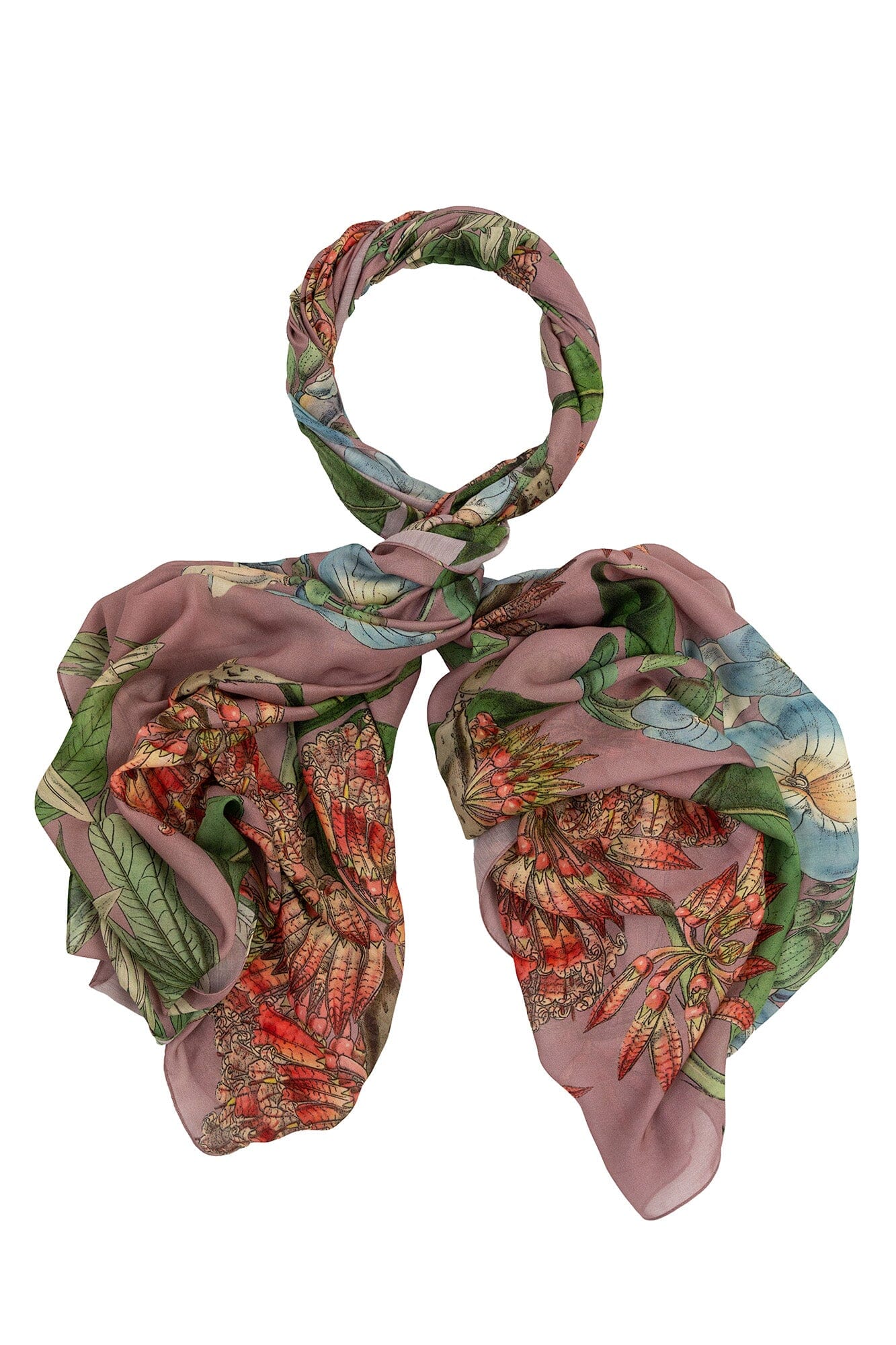 Scarf | Rhodoleia | Pink Scarves One Hundred Stars 