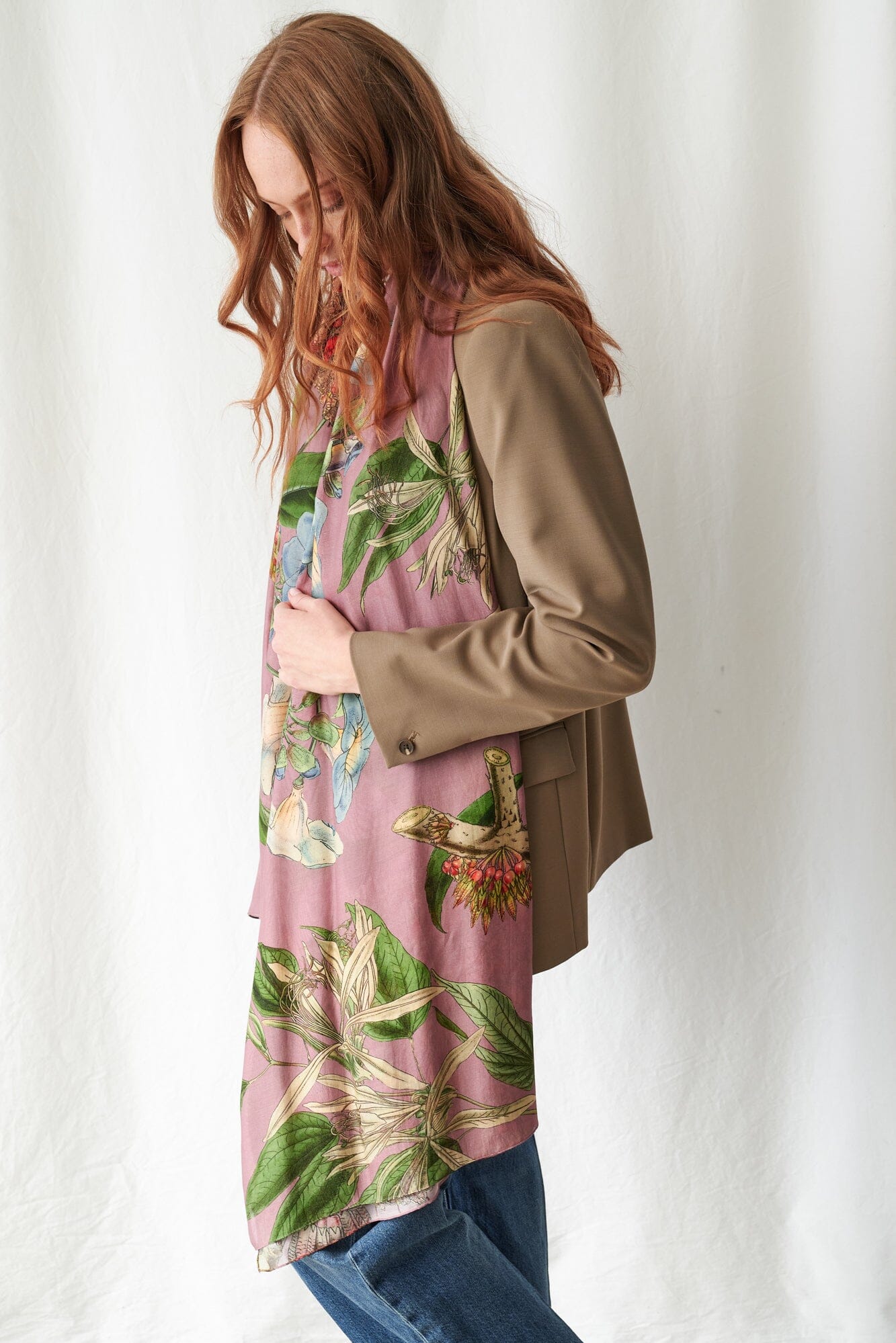 Scarf | Rhodoleia | Pink Scarves One Hundred Stars 