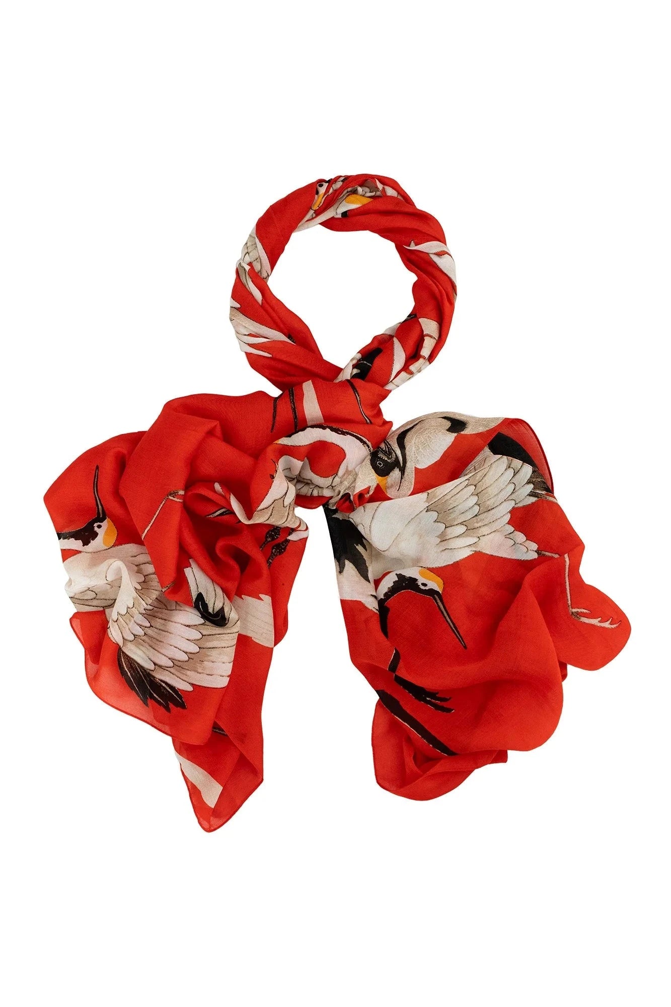 Scarf | Stork | Scarlet Scarves One Hundred Stars 
