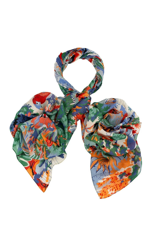 Scarf | Tropicana Blue Scarves One Hundred Stars 