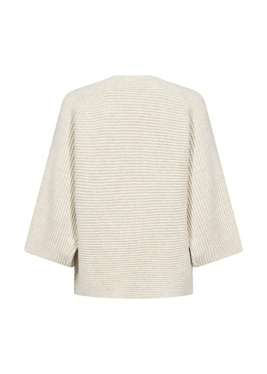 Seleen Cardigan | Cream Melange Blouse Soya Concept 