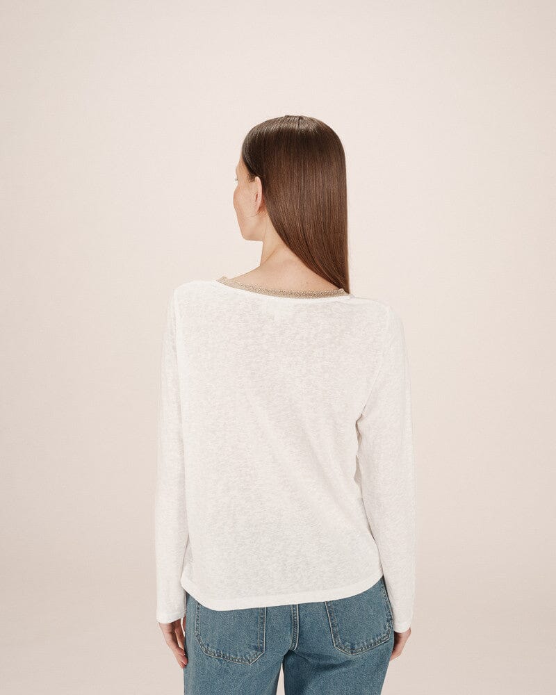 Selton Top | Ivory Blouse Grace and Mila 