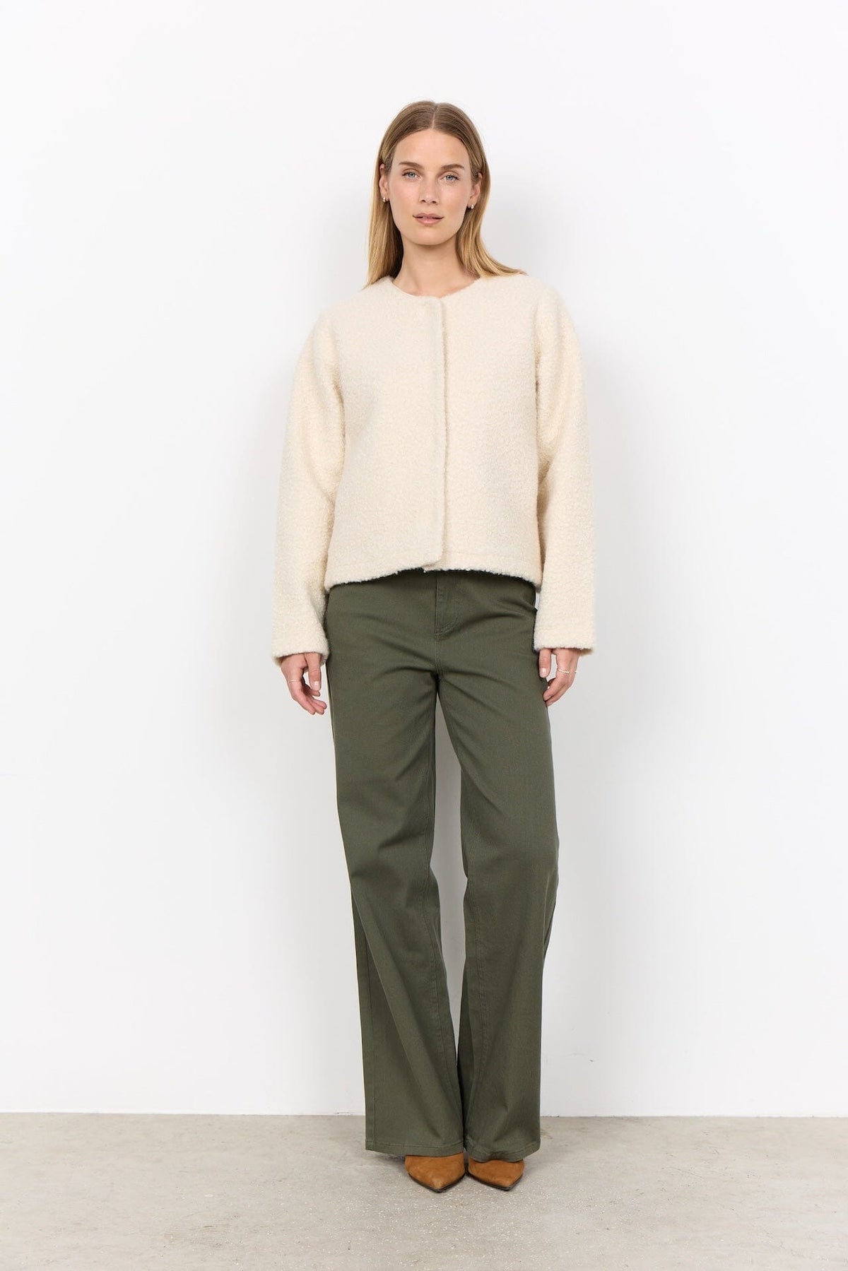 Shaima Jacket | Cream Waistcoat Soya Concept 