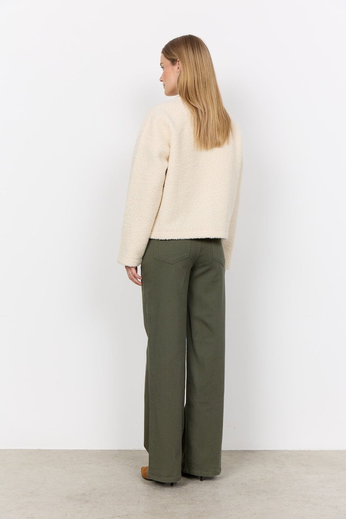 Shaima Jacket | Cream Waistcoat Soya Concept 