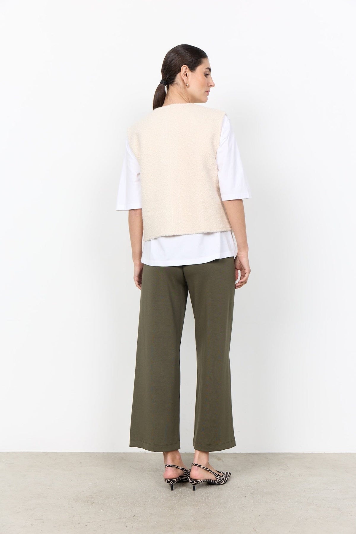 Shaima Waistcoat | Cream Waistcoat Soya Concept 