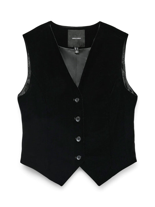Shanna Waistcoat | Black Waistcoat Vero Moda 