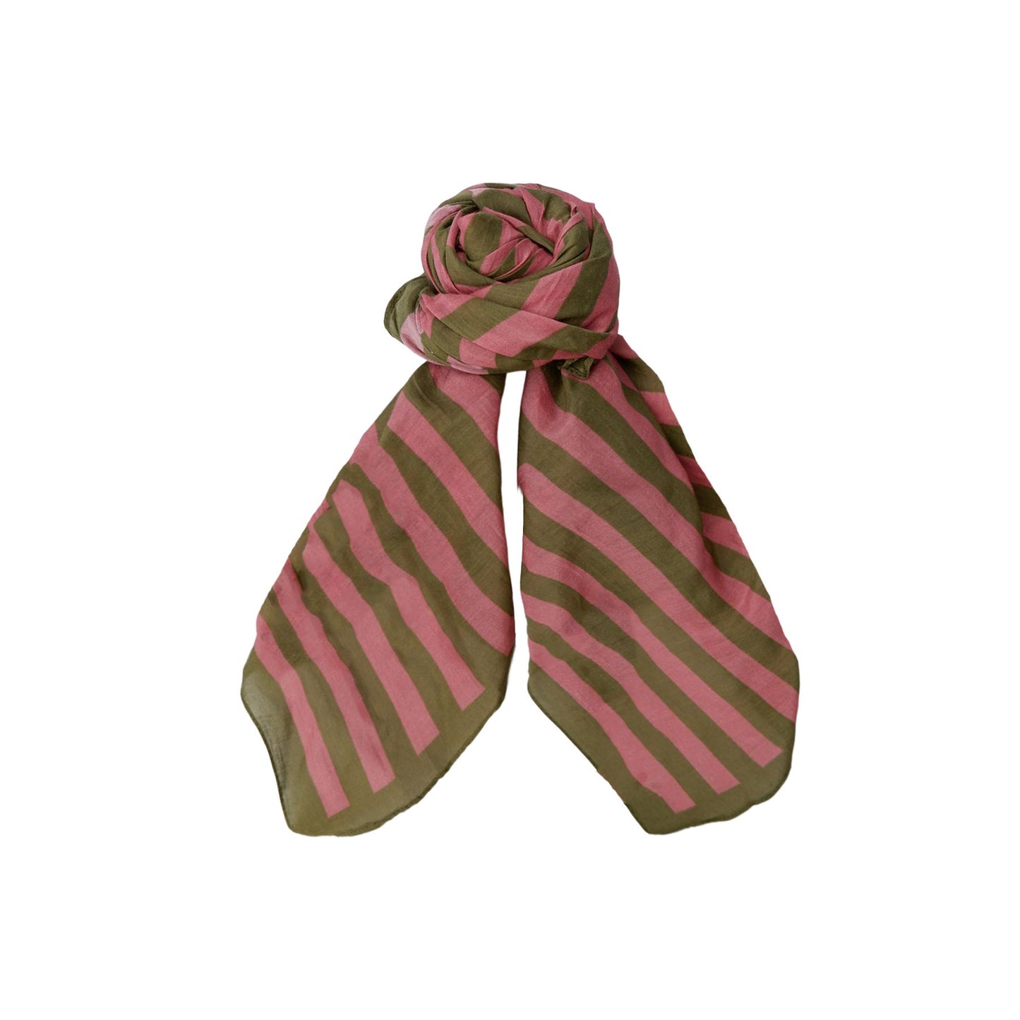 Shirley Striped Mini Scarf | 3 Colours Scarves Black Colour 