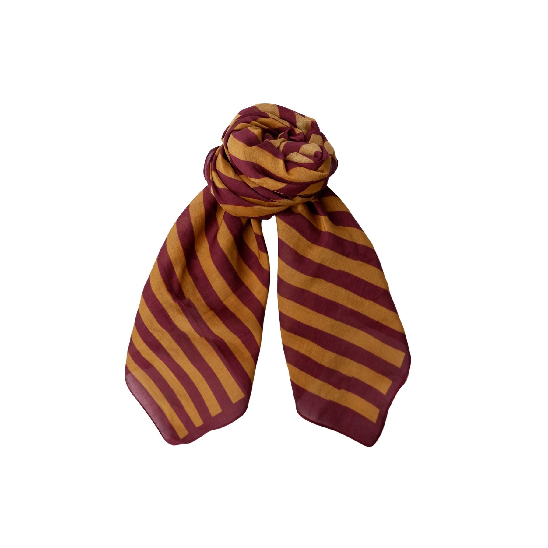 Shirley Striped Mini Scarf | 3 Colours Scarves Black Colour 