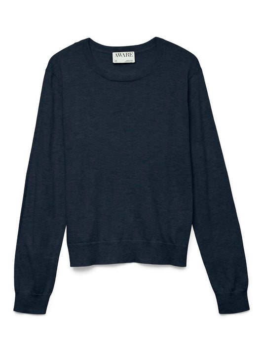 Sidse Knit | Dark Sapphire Shirts & Tops Aware 