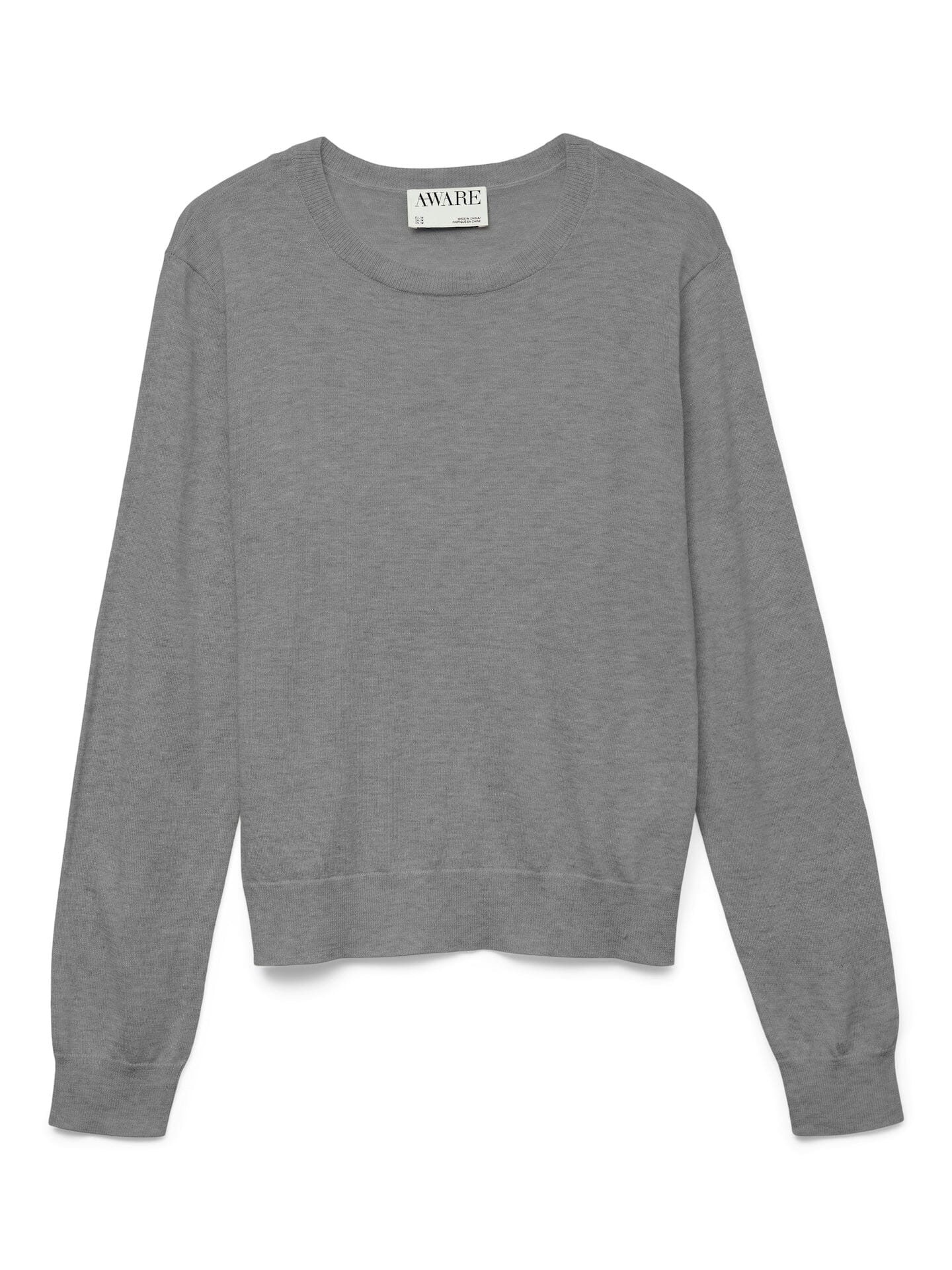 Sidse Knit | Medium Grey Shirts & Tops Aware 
