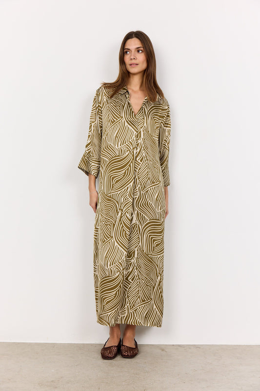 Signora Dress | Misty Olive Dress Soya Concept 