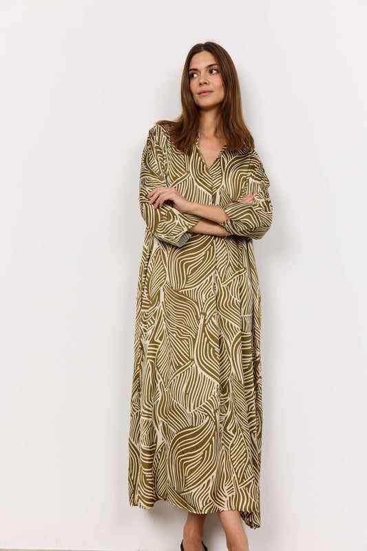 Signora Dress | Misty Olive Dress Soya Concept 