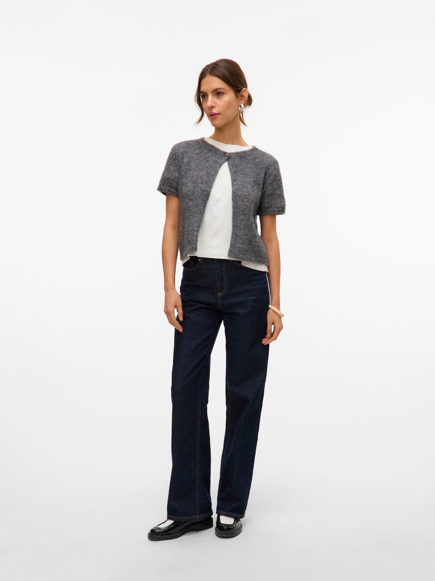 Silja Cardigan | Medium Grey Knitwear Aware 