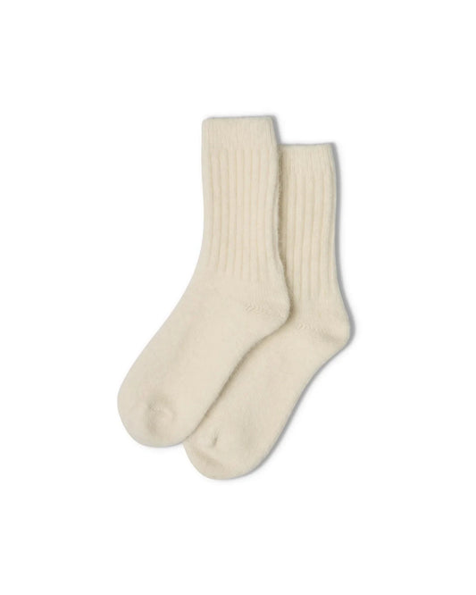 Soft Angora Sock | 2 Colours Socks Chalk 