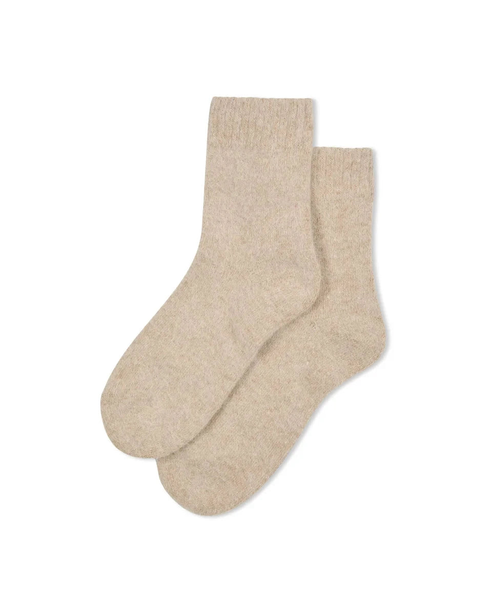 Soft Angora Sock | 3 Colours Socks Chalk 