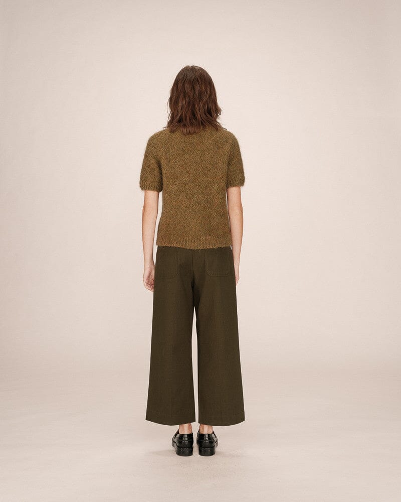 Sole Trousers | Vert Foret Pants Grace and Mila 