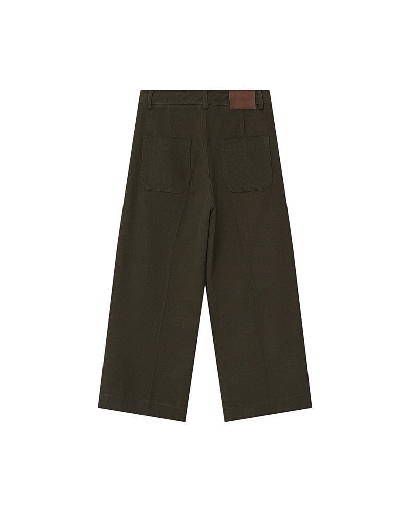 Sole Trousers | Vert Foret Pants Grace and Mila 