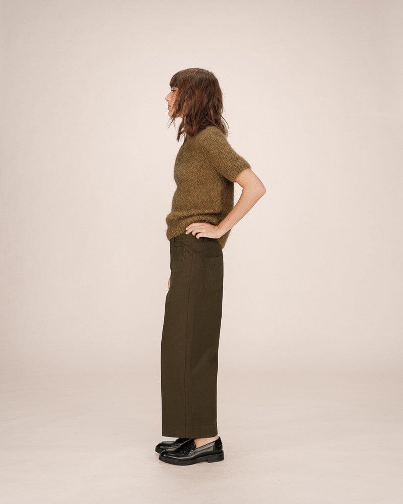 Sole Trousers | Vert Foret Pants Grace and Mila 
