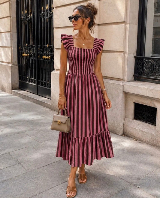 Solena Dress | 3 Colours Dress Parisienne Collection S/M Brown 