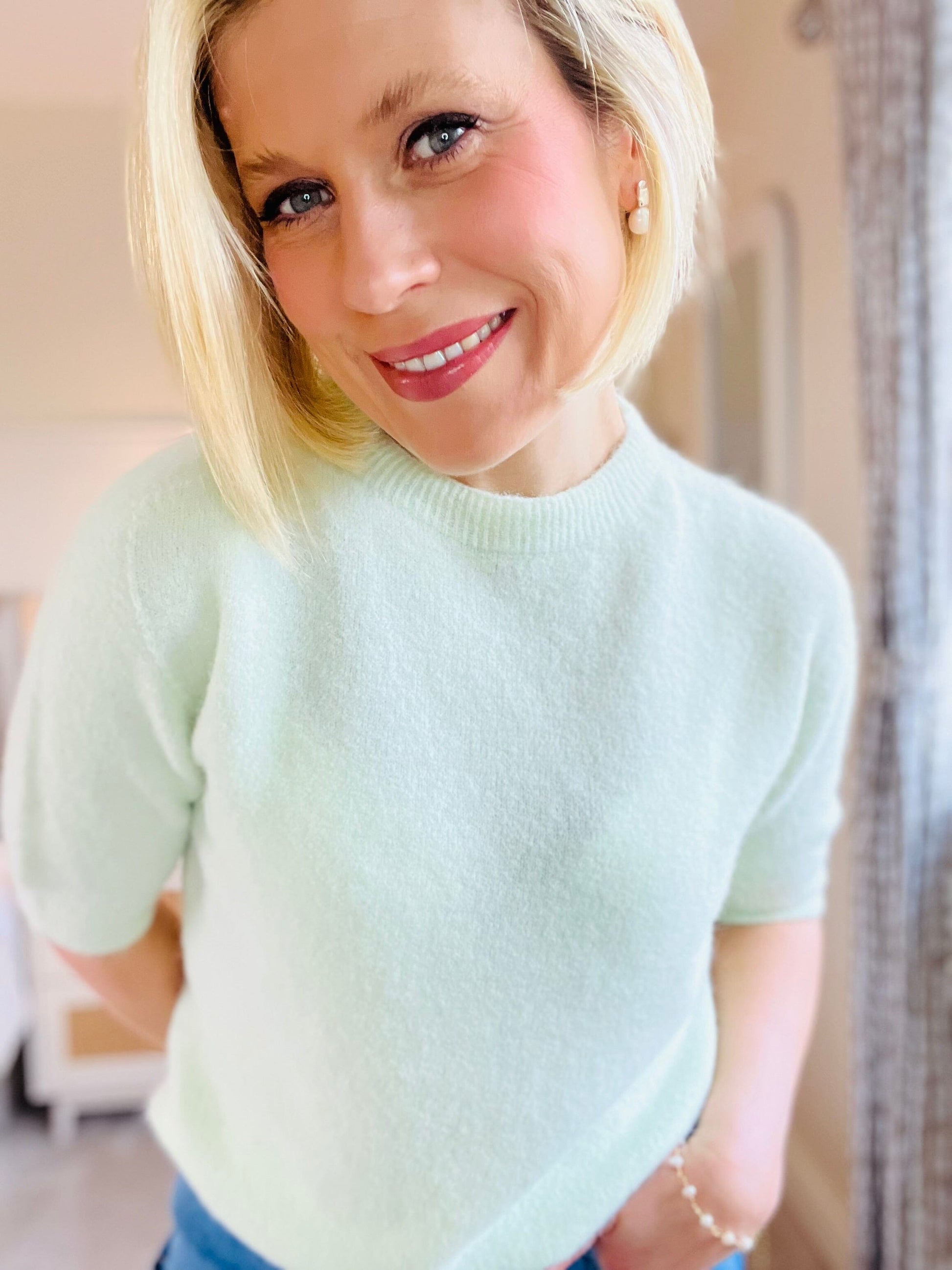 Solene Jumper | Multiple Colours Knitwear French Edit Mint Green 