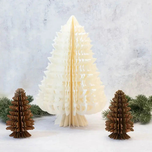 Starry Paper White Christmas Tree Christmas decoration TWR Xmas 