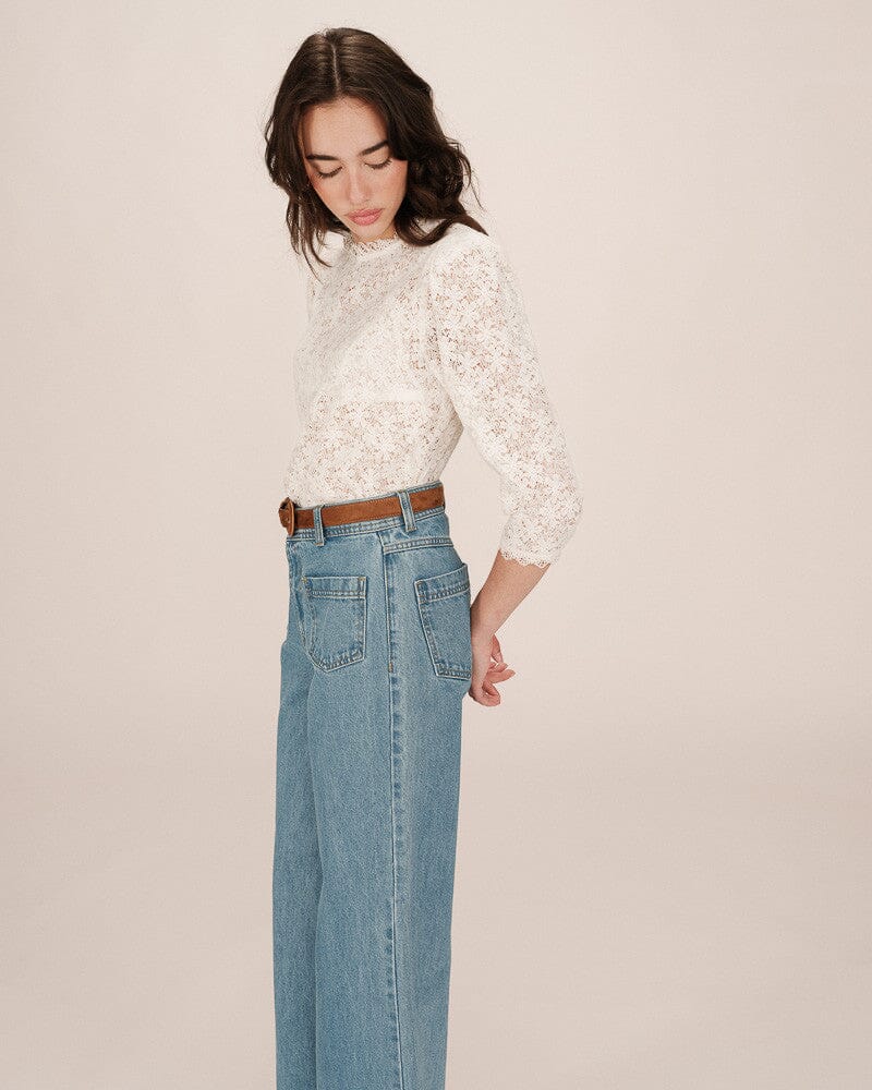 Stella Blouse | Ecru Blouse Grace and Mila 