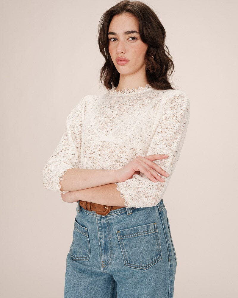 Stella Blouse | Ecru Blouse Grace and Mila 