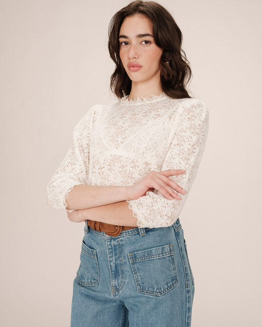 Stella Blouse | Ecru Blouse Grace and Mila 