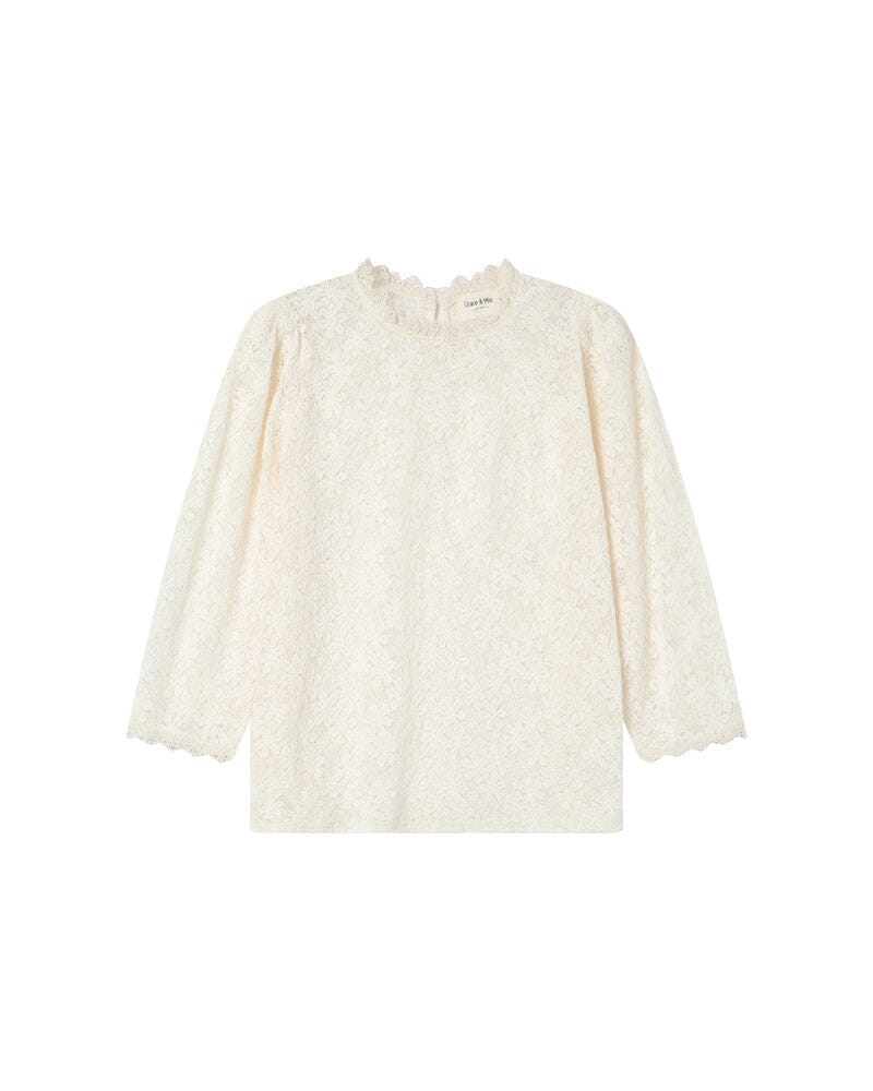 Stella Blouse | Ecru Blouse Grace and Mila 