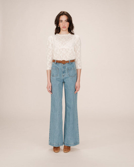Stella Blouse | Ecru Blouse Grace and Mila 