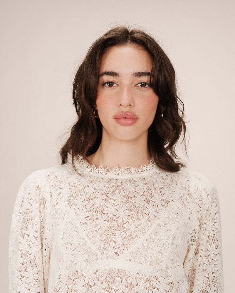 Stella Blouse | Ecru Blouse Grace and Mila 