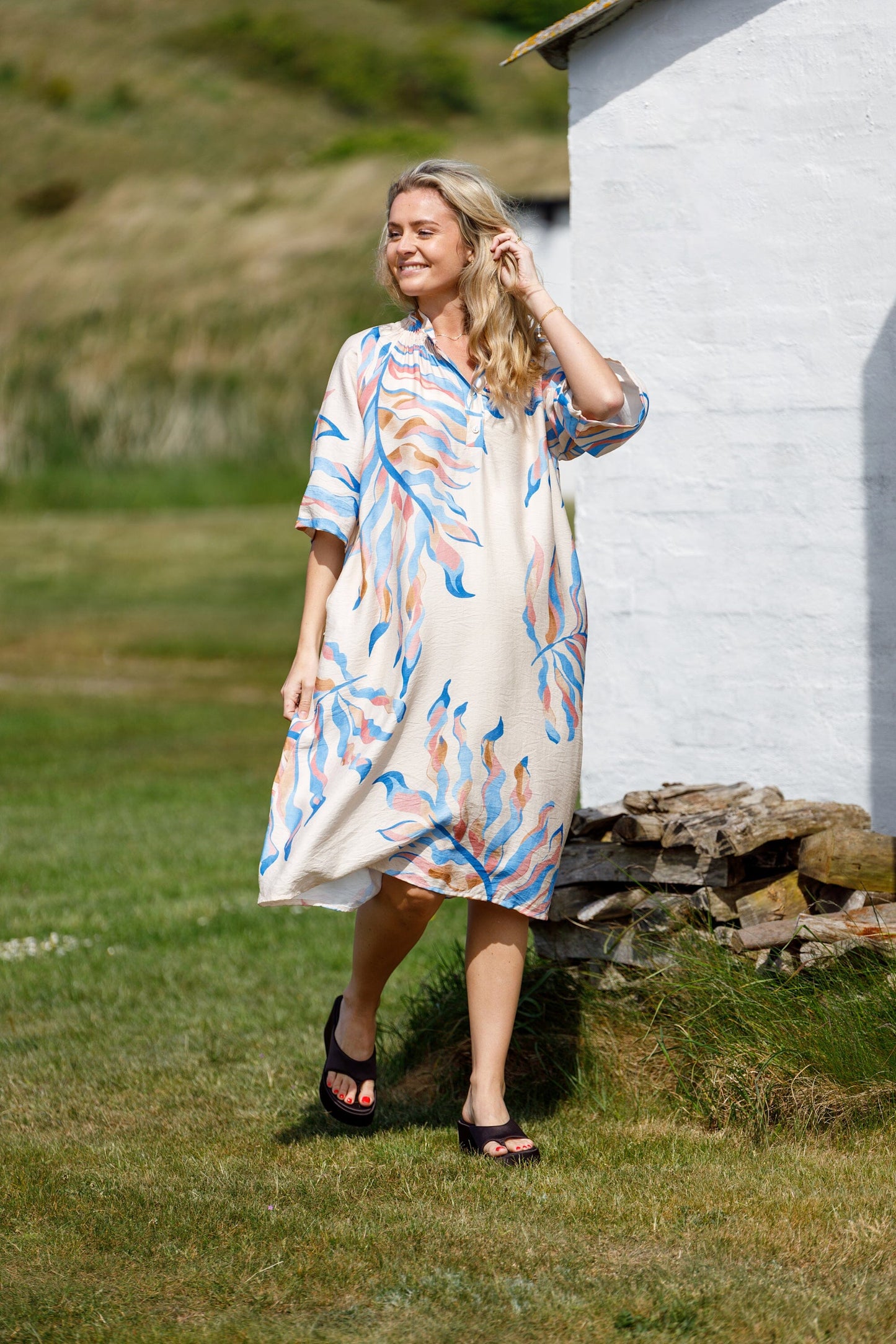 Tally Dress | Blue Rose Dresses Black Colour 