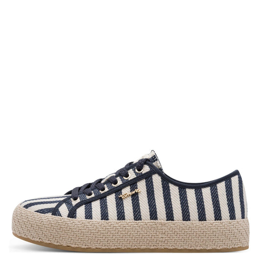 Tamaris | Sneaker | Navy Stripe Trainers Tamaris 