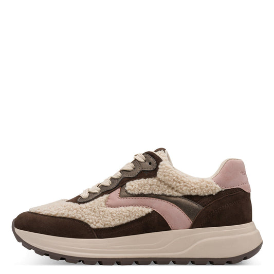Tamaris | Trainer | Mocca/Rose Trainers Tamaris 