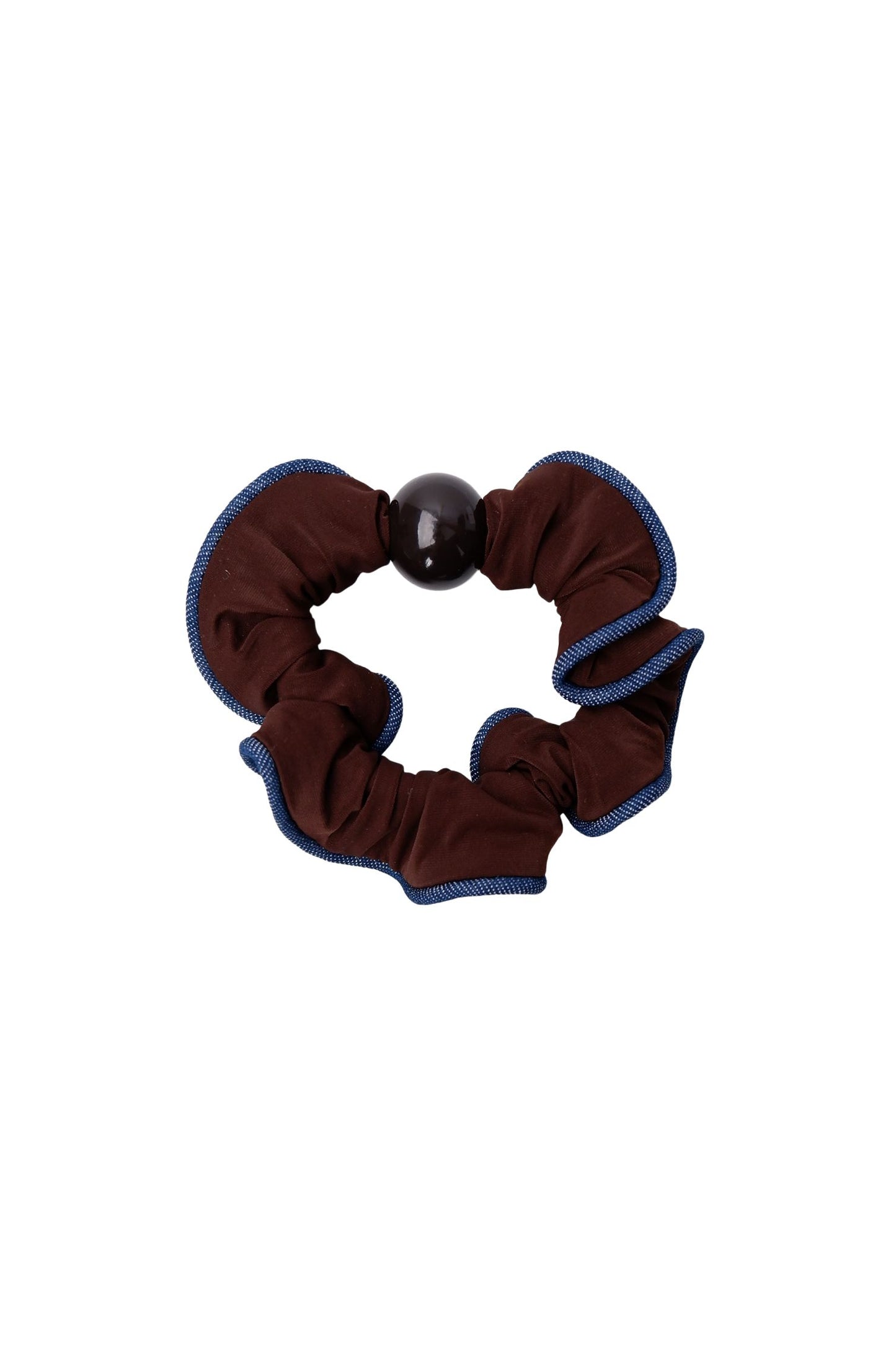 Teresa Mini Satin Scunchie | 3 Colours Hair Accessories Black Colour 
