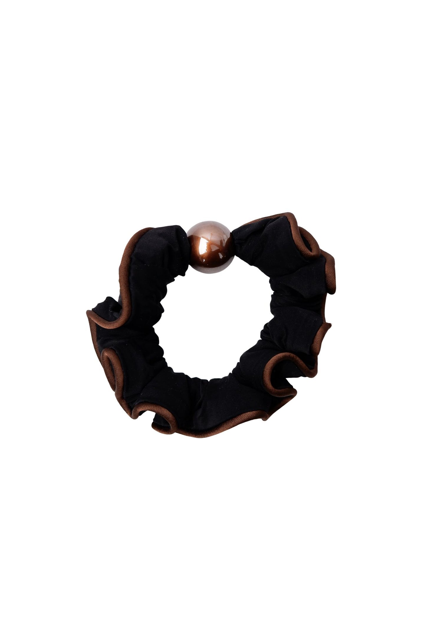Teresa Mini Satin Scunchie | 3 Colours Hair Accessories Black Colour 
