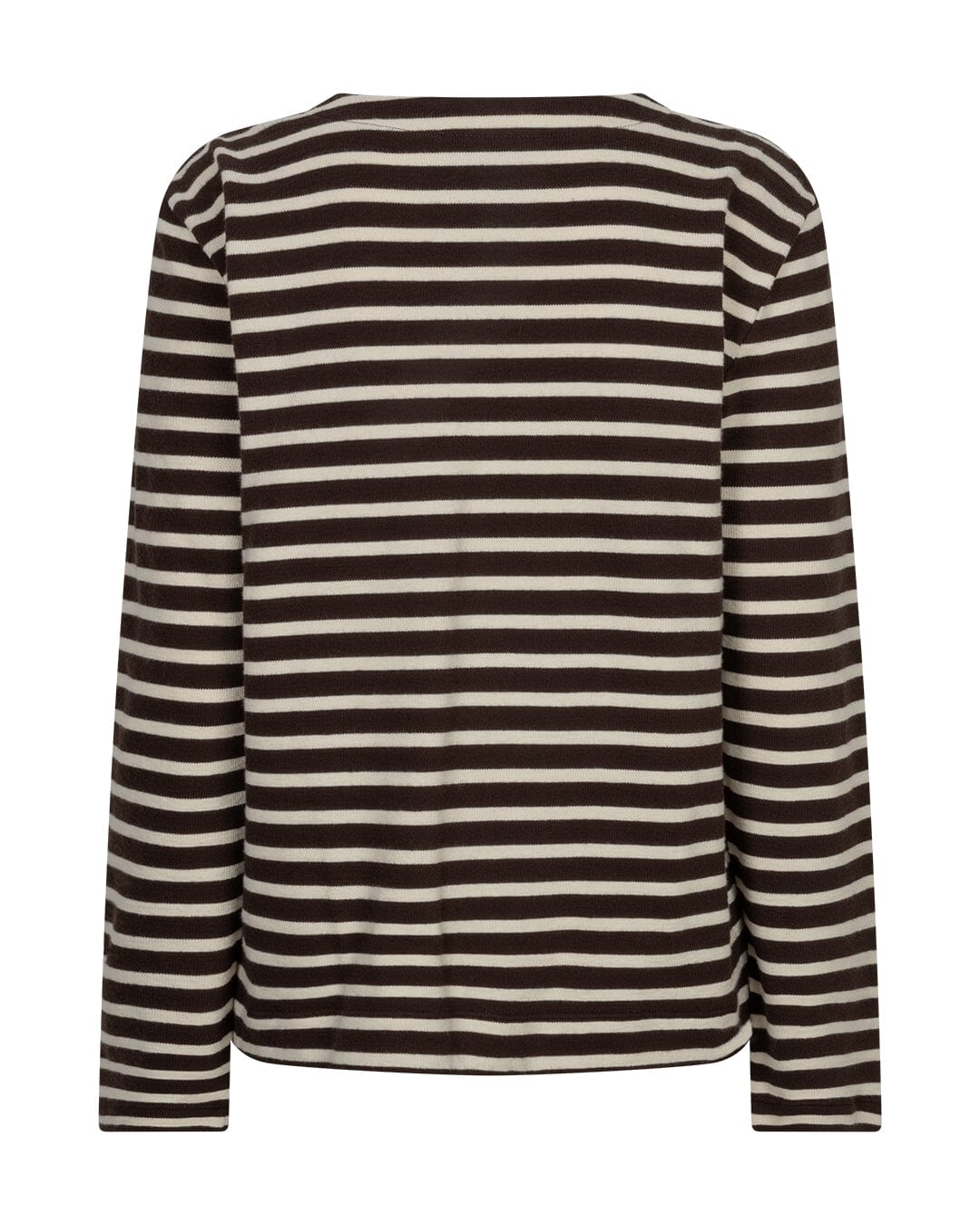 Terry Stripe Top | 2 Colours Cardigan Red Button 