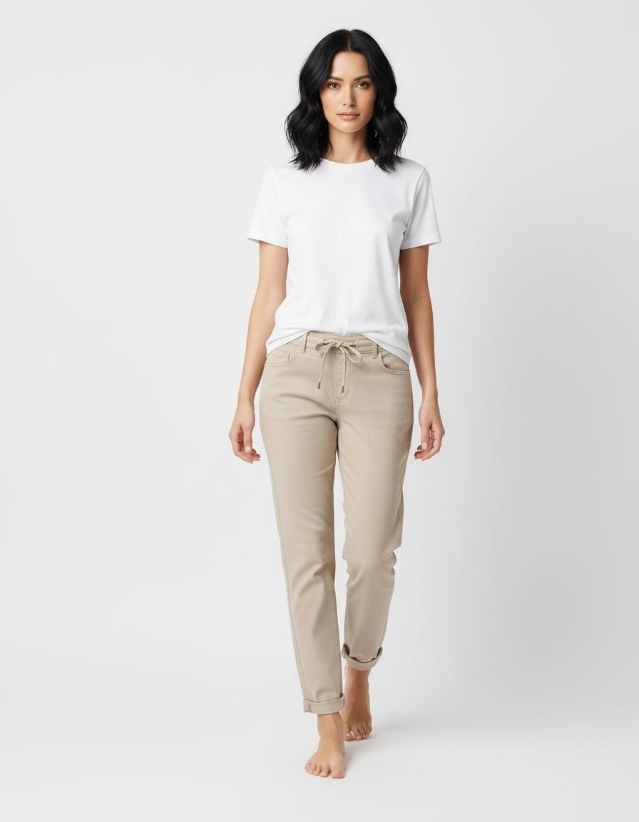 Tessy Joggers | Pebble Pants Red Button 
