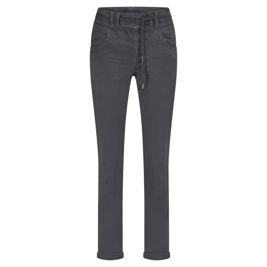 Tessy Velvet Jogger | Lava Pants Red Button 