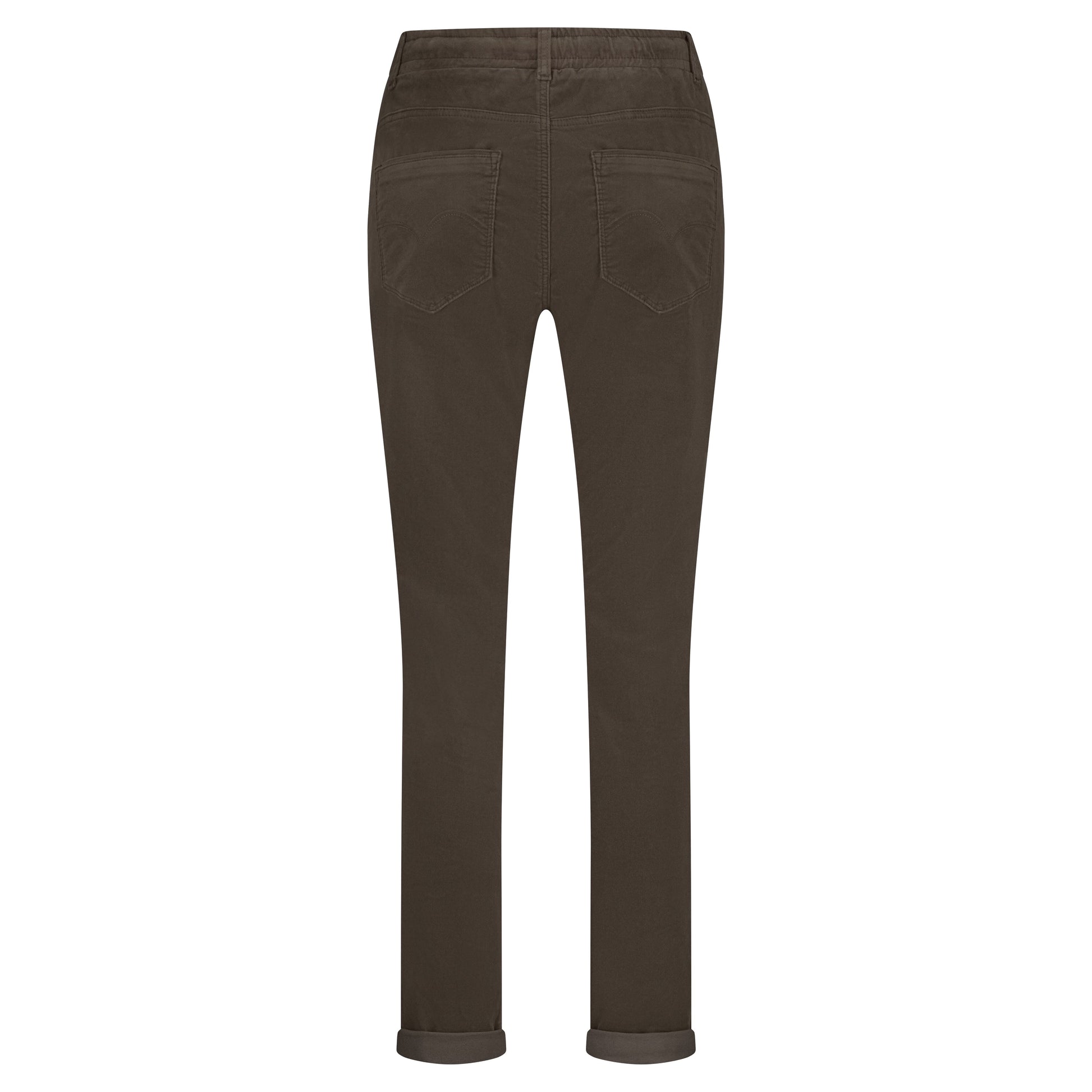 Tessy Velvet Jogger | Mud Pants Red Button 