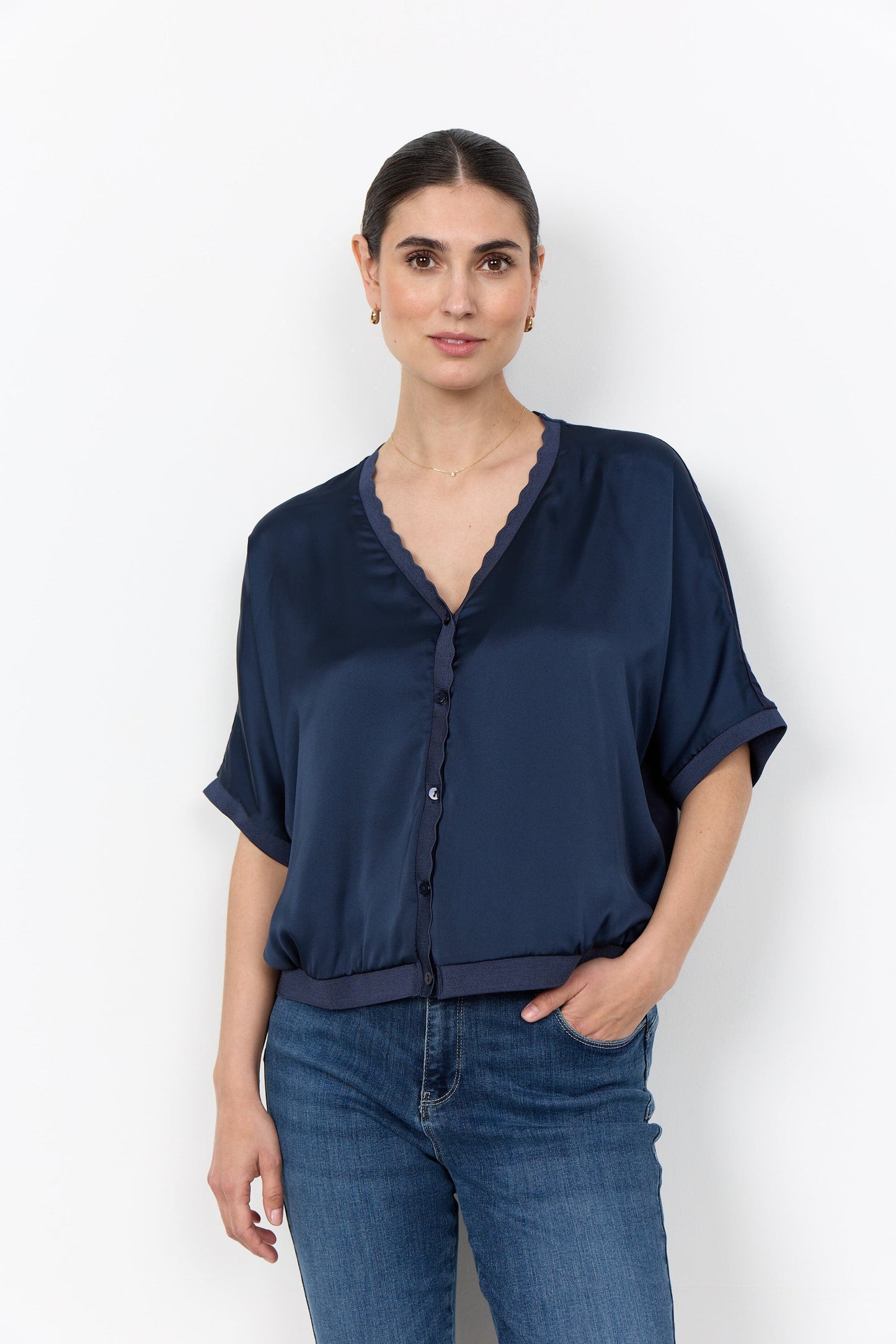Thilde Cardigan | Navy Cardigan Soya Concept 
