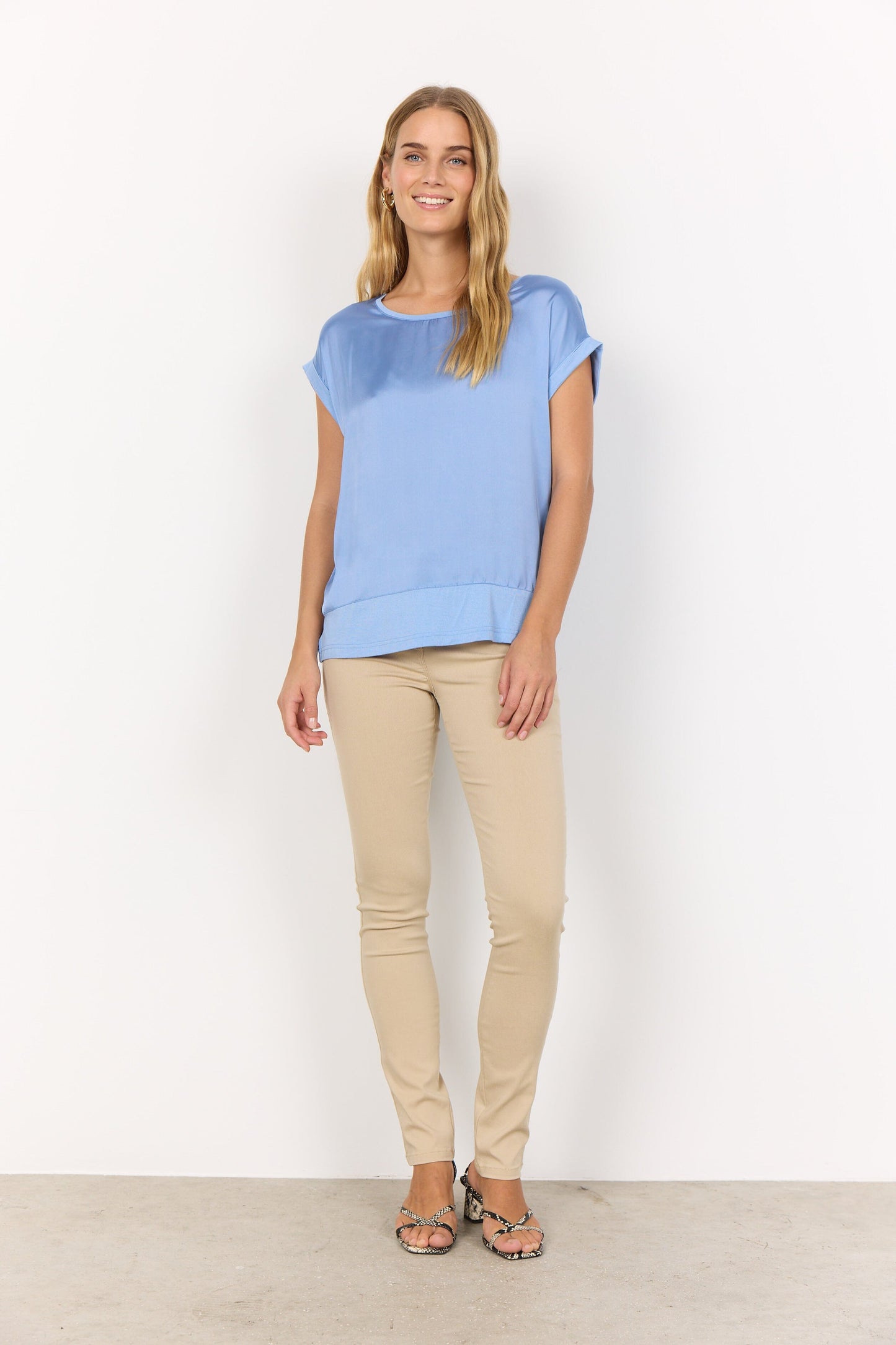 Thilde Top | Air Blue Blouse Soya Concept 
