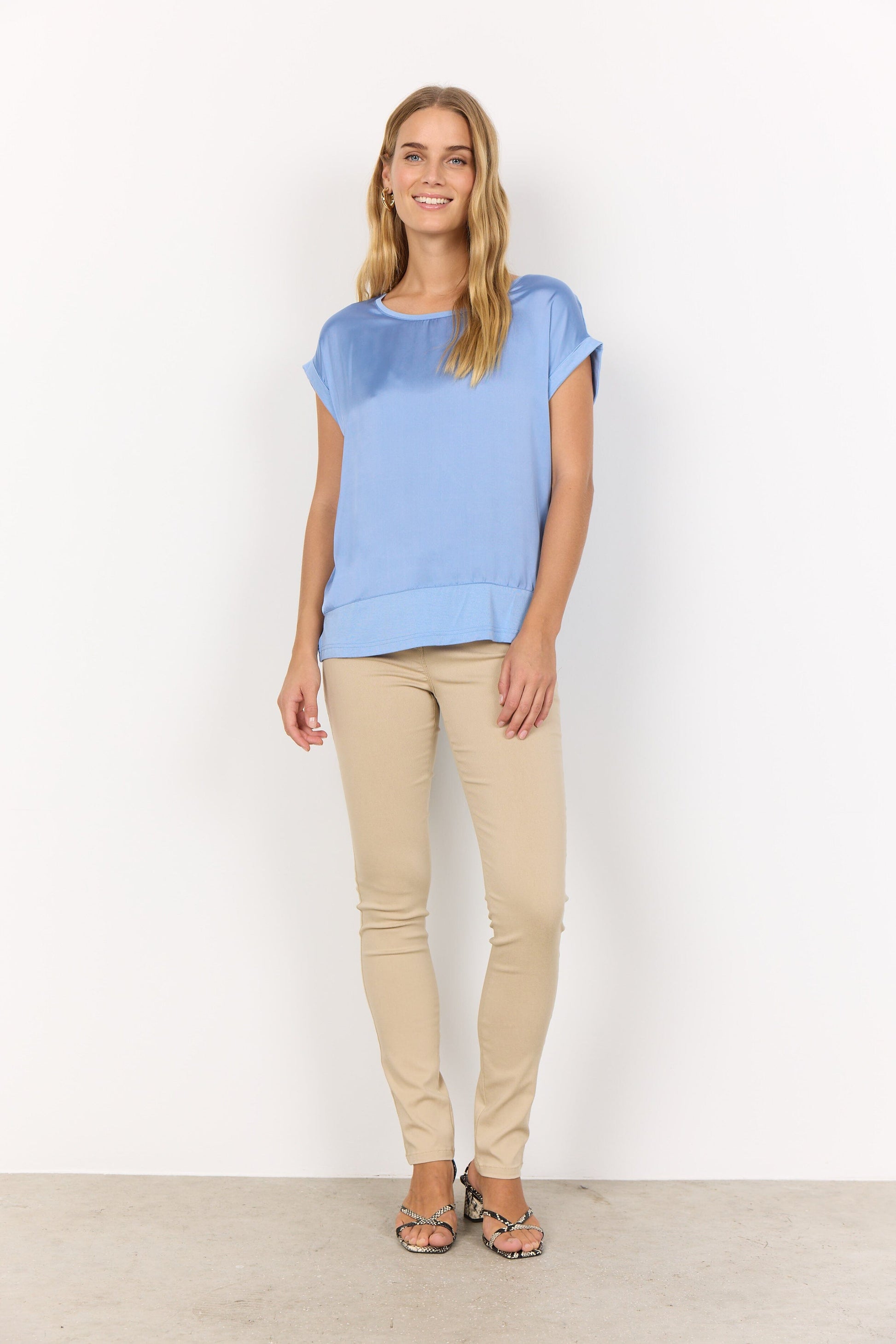 Thilde Top | Air Blue Blouse Soya Concept 