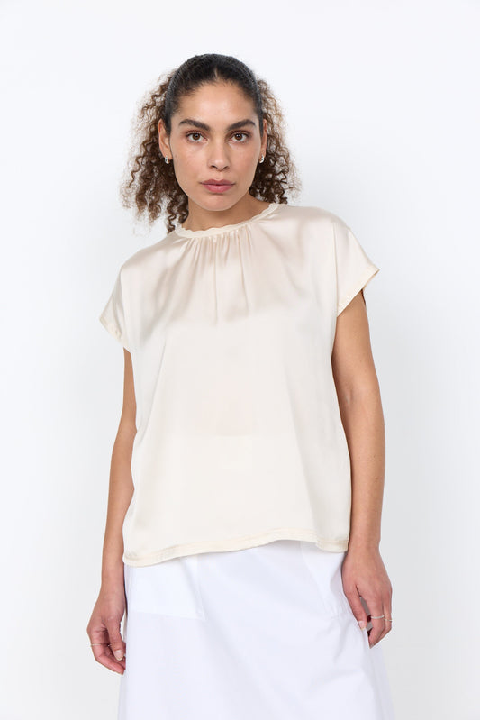 Thilde Top | Cream Blouse Soya Concept 