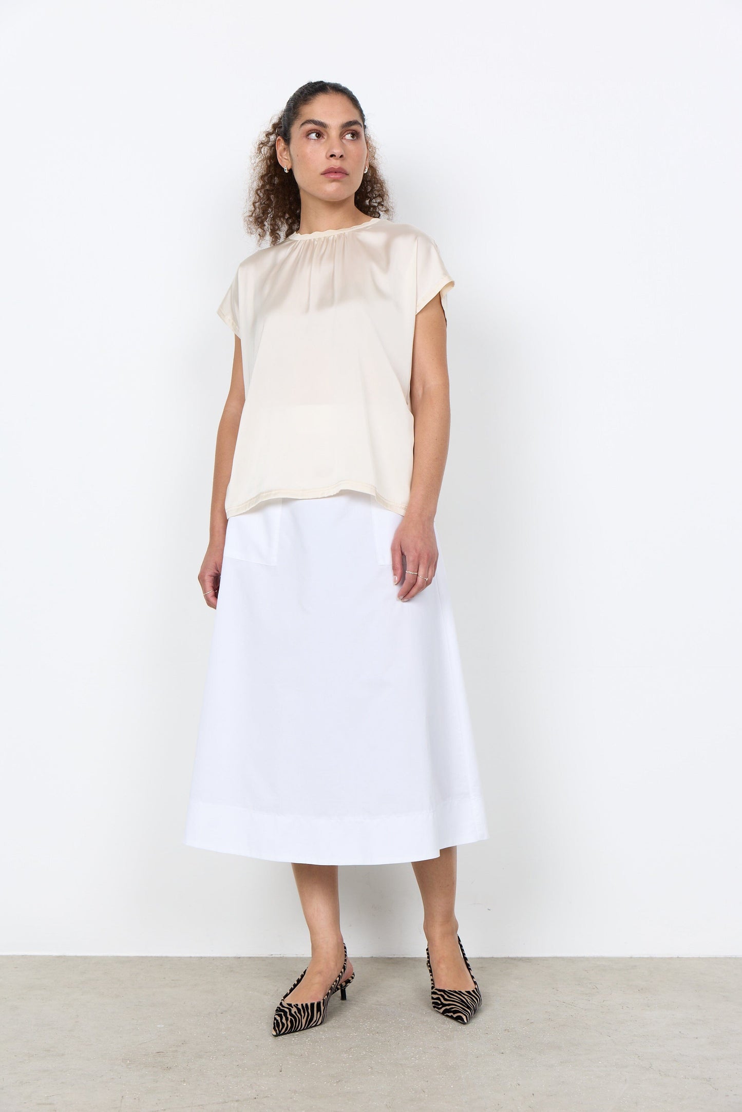 Thilde Top | Cream Blouse Soya Concept 