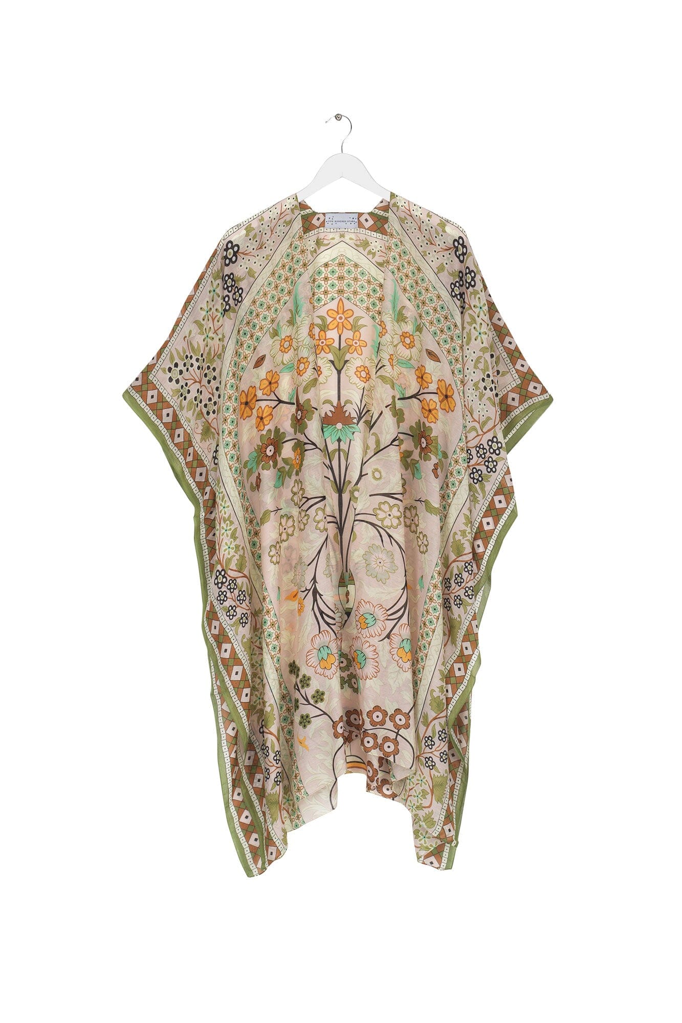 Throwover | Flower Arch | Sage Casual Kimonos One Hundred Stars 
